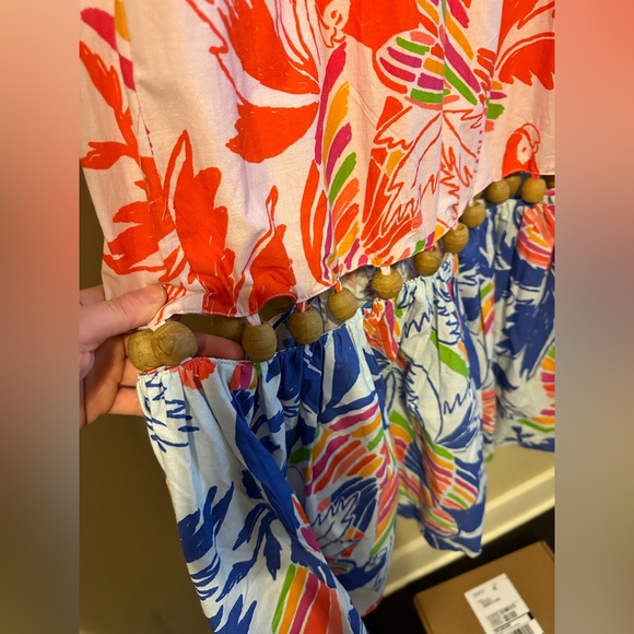 FARM RIO Mixed Color Birds Midi Dress - Picture 4 of 7